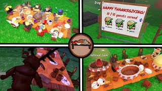 99 Nights in the Forest: Thanksgiving Challenge SOLO + SECRET CUTSCENE | Roblox