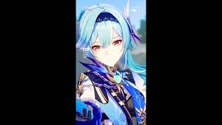 eula genshin impact waifu AMV build a bitch