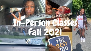 GRWM: First Day of College + vlog (sophomore edition)