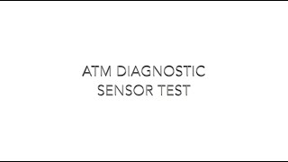 (Genmega ATM) Diagnostic Sensor Test