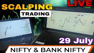 Live Trading BankNifty | Trading Setup For BankNifty 29 July 2024 | Hindi | Midcap Hero Or ZeroTrade