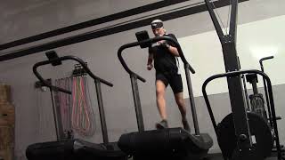 Running Sprint intervals on an AssaultRunner Treadmill at #Team417CrossFit