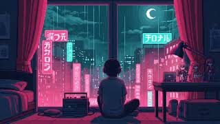 Rainy Night in a Neon City 🌧️ Lofi Hip Hop Mix [Beats to Relax/Study to]