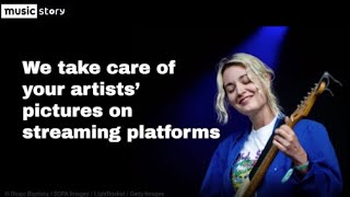 Promotional images management tool for music labels