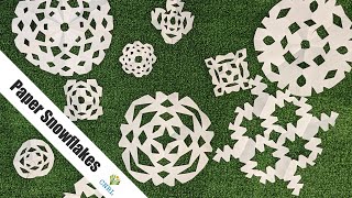 Paper Snowflakes - CNRL Library FAST School Holiday Workshops 2021