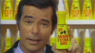 "Get Rid of the Aerosol" | Arrid Extra Dry Commercial (1977)
