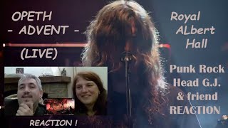 Opeth Advent (Live) reaction Punk Rock Head ItalianMusician Singer&BassPlayer Giacomo James + friend