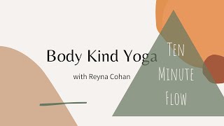 Ten minute yoga flow
