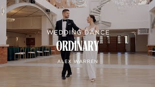 Ordinary - Alex Warren - Beautiful Wedding Dance | English Waltz Online Tutorial | Dance At Home