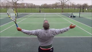 Tellytubbytennis.co.uk - Oke v Michael (6-3 & 5-7) 22December2021 - Victoria Park