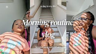 A REALISTIC SATISFYING MORNING VLOG WITH MY TODDLER 🌸 | MORNING ROUTINE 