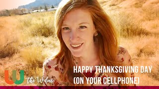 Happy Thanksgiving Day (On Your Cellphone) | A bittersweet Thanksgiving song | THE W DUO ♫