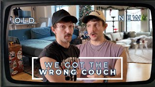 We bought the Wrong Couch Color! Apartment makeover Episode 2￼