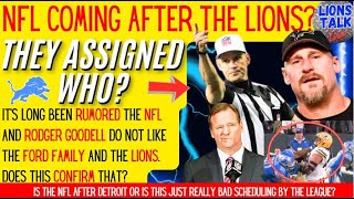 NFL COMING AFTER THE LIONS? THEY ASSIGNED WHO? HOW DID THIS REF GETTED ASSIGNED TO THIS GAME?