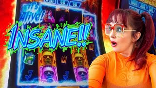 WE WHOOPED a WHOLE BANK of SLOTS!! Downtown Grand!! Las Vegas ✨