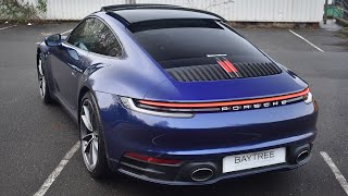 2020 Porsche 992 Carrera in GENTIAN BLUE - Walkaround