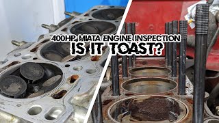 400HP Backyard Built Miata Engine Gets Torn Down For Inspection!