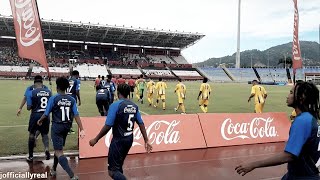 SSFL Coca Cola Intercol Finals Queens Royal College vs. Fatima College Teams Entrance