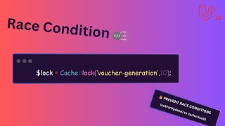 Race Condition Explained | Prevent It Using Cache Locks & lockForUpdate in Laravel