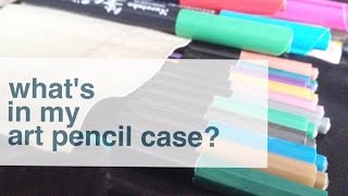 WHAT'S IN MY ART PENCIL CASE? | Crafters Inc.