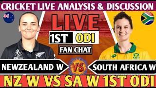 South Africa Women vs Newzealand Women 1st odi ! Live 1st odi Analysis Score & Discussion NZW VS SAW