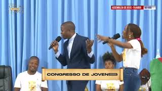 Pr. Onésio Machava Ministra na Assembleia de Deus Fajardo.    Tema:Quando os céus Invadem a terra.