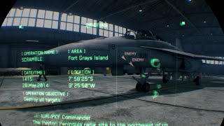 My First Time Flying, and its ACE COMBAT 7, in VR
