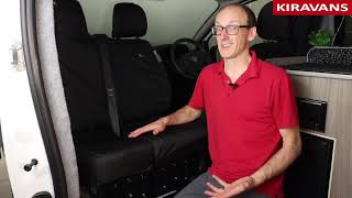 Kiravans - Trafic/Vivaro (2014-2019) Waterproof Campervan Seat Covers