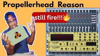 back with reason studios  making a beat!
