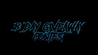 B-Day Giveaway Contest [Closed]