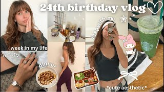 IT'S MY BIRTHDAY🎂(party prep, japanese snack haul, matcha & week in my life⭑｡𖦹°‧)