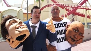 The Rock & Jimmy Fallon at Universal Studios Orlando!! (4.5.17)