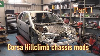Corsa super 1600 Hillclimb build part 1