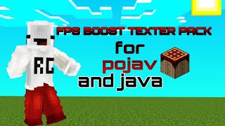 Minecraft Java Texter Pack: The Ultimate FPS Boost| RAYAN GAMING