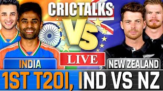 🔴 Live: IND vs NZ, 1st T20I, Cricket Live Match Today Score Commentary, India v New Zealand