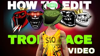 Free fire viral troll face edit  // How To Download Troll Face // 100% viral troll face video