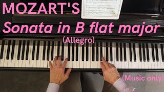 Mozart's Piano Sonata No. 13 in B-flat major,  K. 333 / 315c  (Allegro ) pianist Duane Hulbert