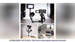 Ulanzi TA10 3-Section Articulating Arm Magic Arm for Camera Fill Light Microphone Live Monitor