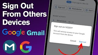 How to Sign Out Gmail from Other Devices ( Latest Method ) | Remove gmail from other devices