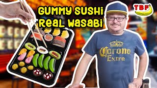 Real Condiments on Gummy Food Because Reasons