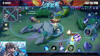 [Player's Perspective] Kill him! Kill him! Kill him! DCG XCEN showcases his domineering jungle st...