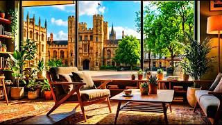 Calm Morning Jazz Playlist | Beautiful Historic View for Deep Focus ☀️☕