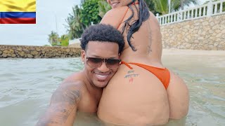 Venezuelan Girl Takes Me To A AMAZING Beach Club Island In Cartagena