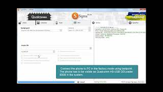 Remove FRP on Samsung Qcom devices with Sigma Plus