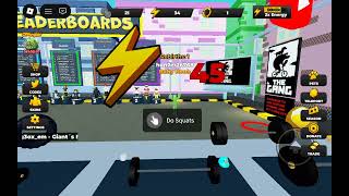 Roblox Strongman simulator part 1