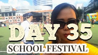 DAY 35/💯DAYS/UMATEND AKO NG SCHOOL FESTIVAL'S 🏫 #sholl#festival#video#shorts#dayvlog#vlog