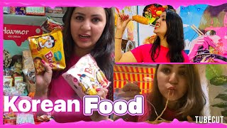 Tried Korean Food 🍛 Today 🍜🥟🍕|| Shelly Sharma Vlogs