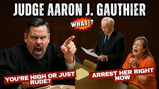 Courtroom Gasps as Judge Aaron J. Gauthier Drops THIS Bombshell