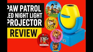 Review - Projectables Paw Patrol LED Night Light Projector, Plug-In, Dusk-to-Dawn Sensor,