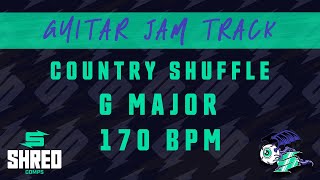 Country Shuffle (Up-Tempo) Backing Track - 170 bpm - Key G Maj